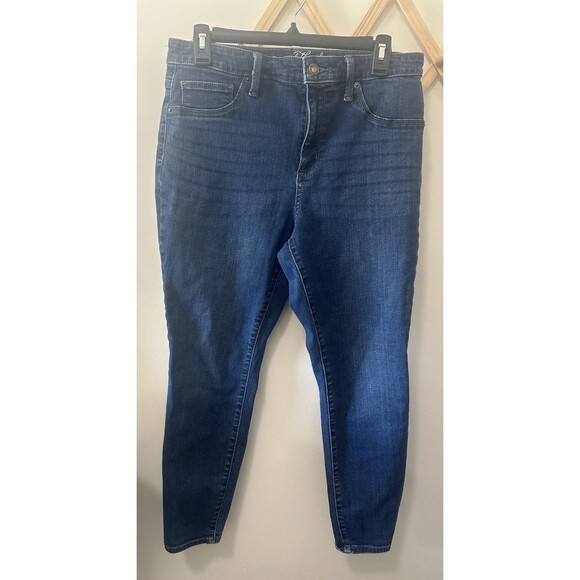 Universal Thread Size 10 Short Denim Skinny Jeans Dark - Picture 1 of 4